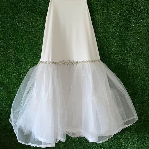 David’s Bridal Petticoat with added crystal appliqués. - Picture 6 of 8